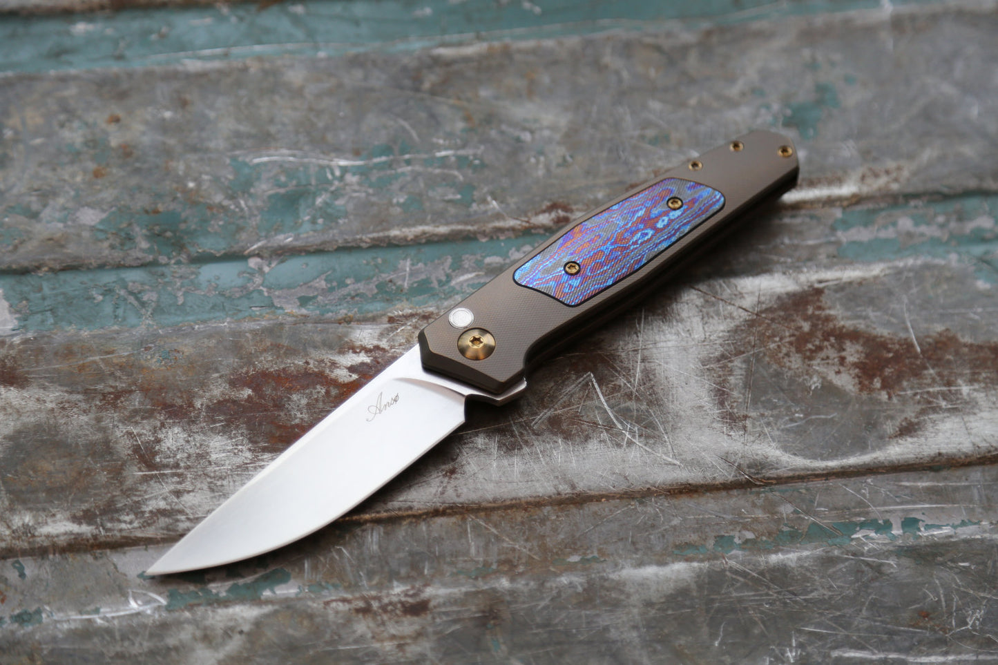 Custom TOKO - Amber - Black Timascus