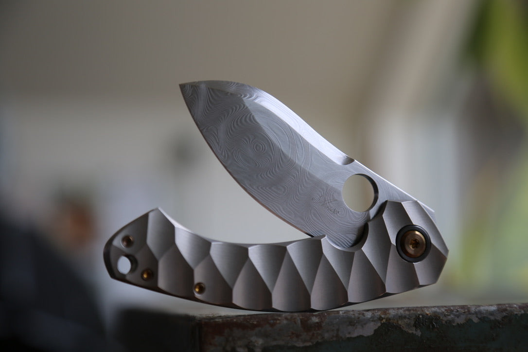 ZERO x Damasteel x Black Timascus