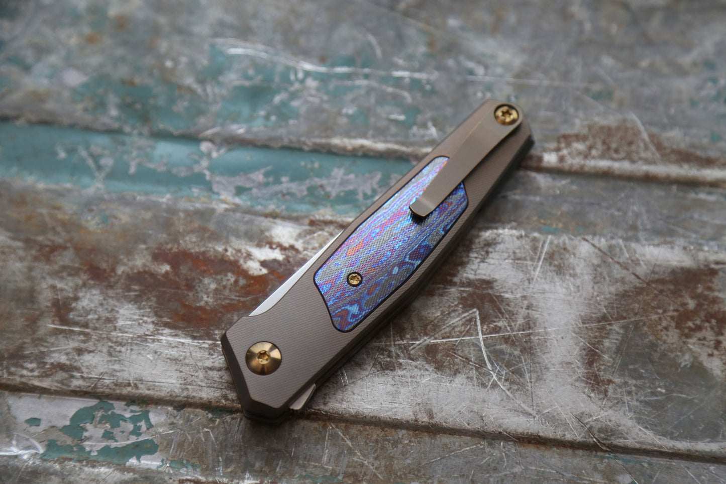 Custom TOKO - Amber - Black Timascus