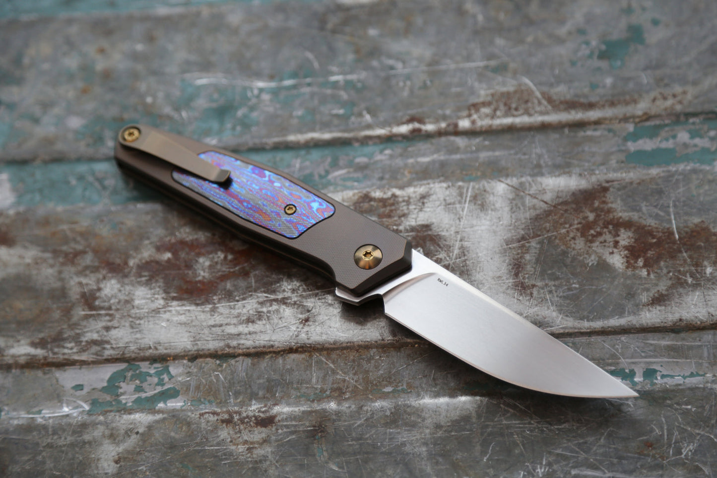 Custom TOKO - Amber - Black Timascus