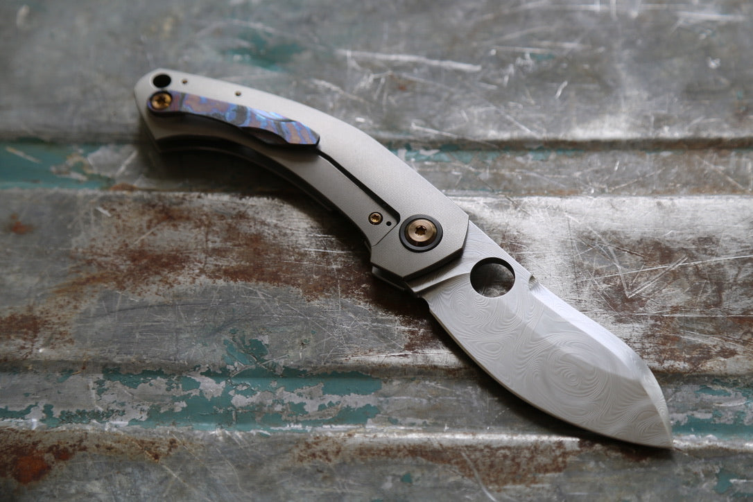 ZERO x Damasteel x Black Timascus