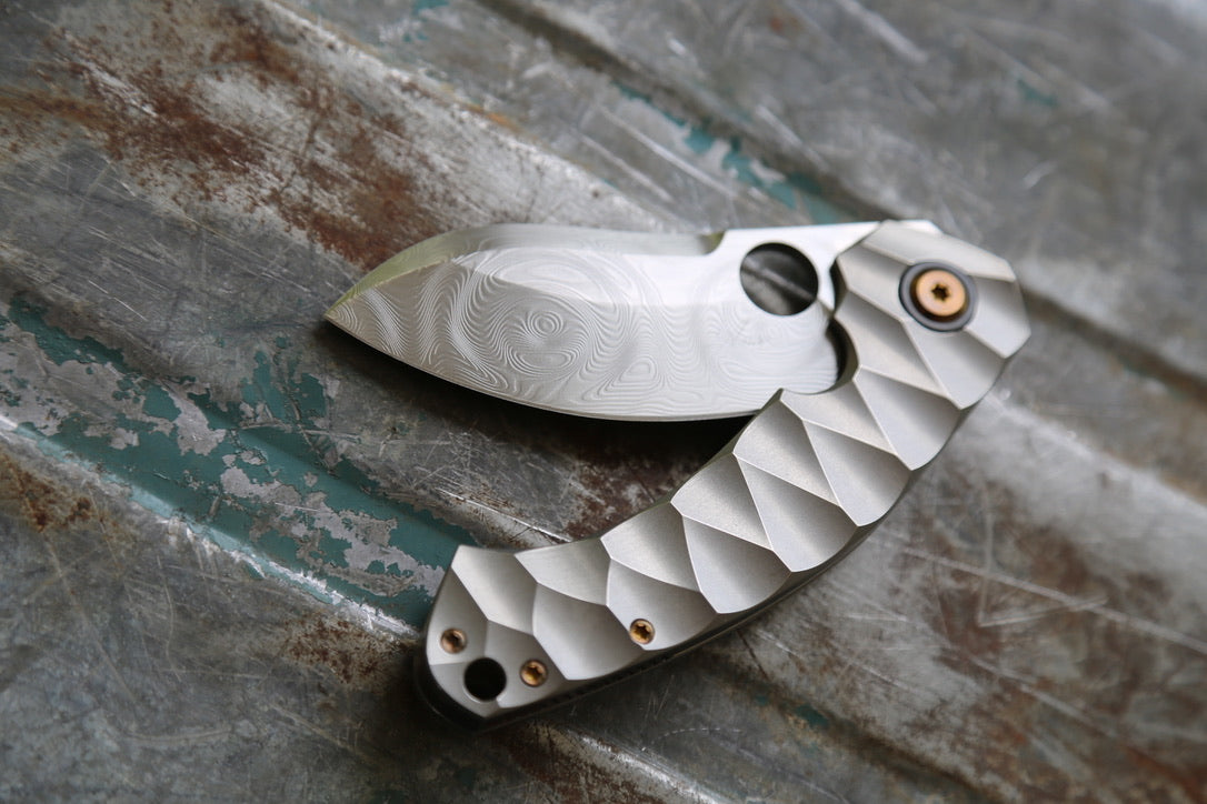 ZERO x Damasteel x Black Timascus