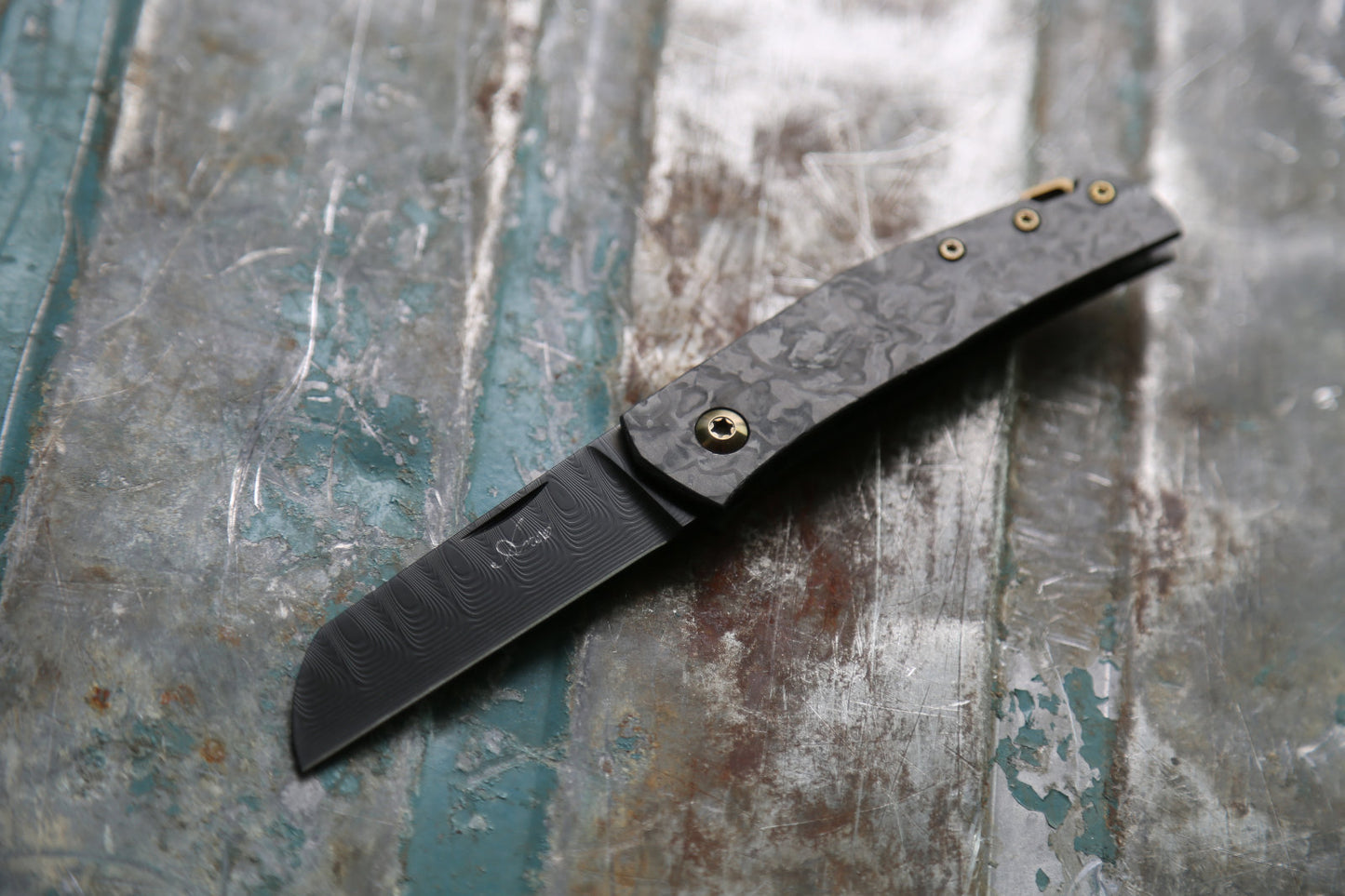 Monte Carlo x DLC Damasteel x Marbled Carbon