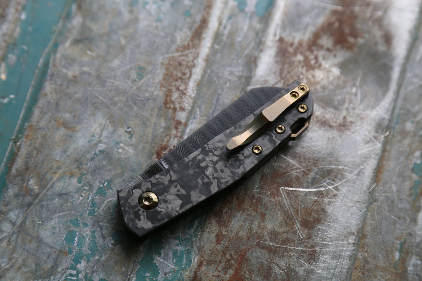 Monte Carlo x DLC Damasteel x Marbled Carbon