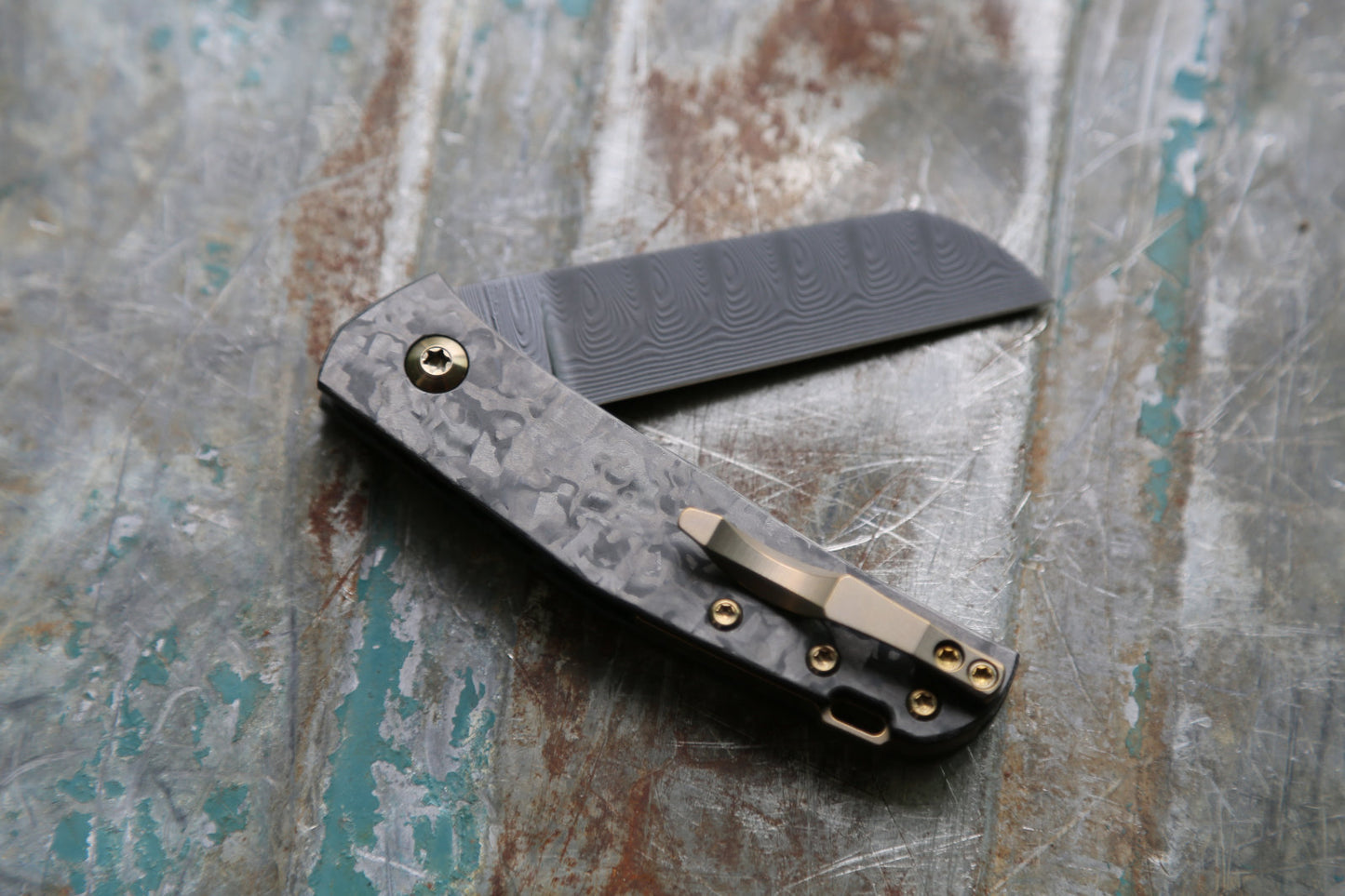 Monte Carlo x DLC Damasteel x Marbled Carbon