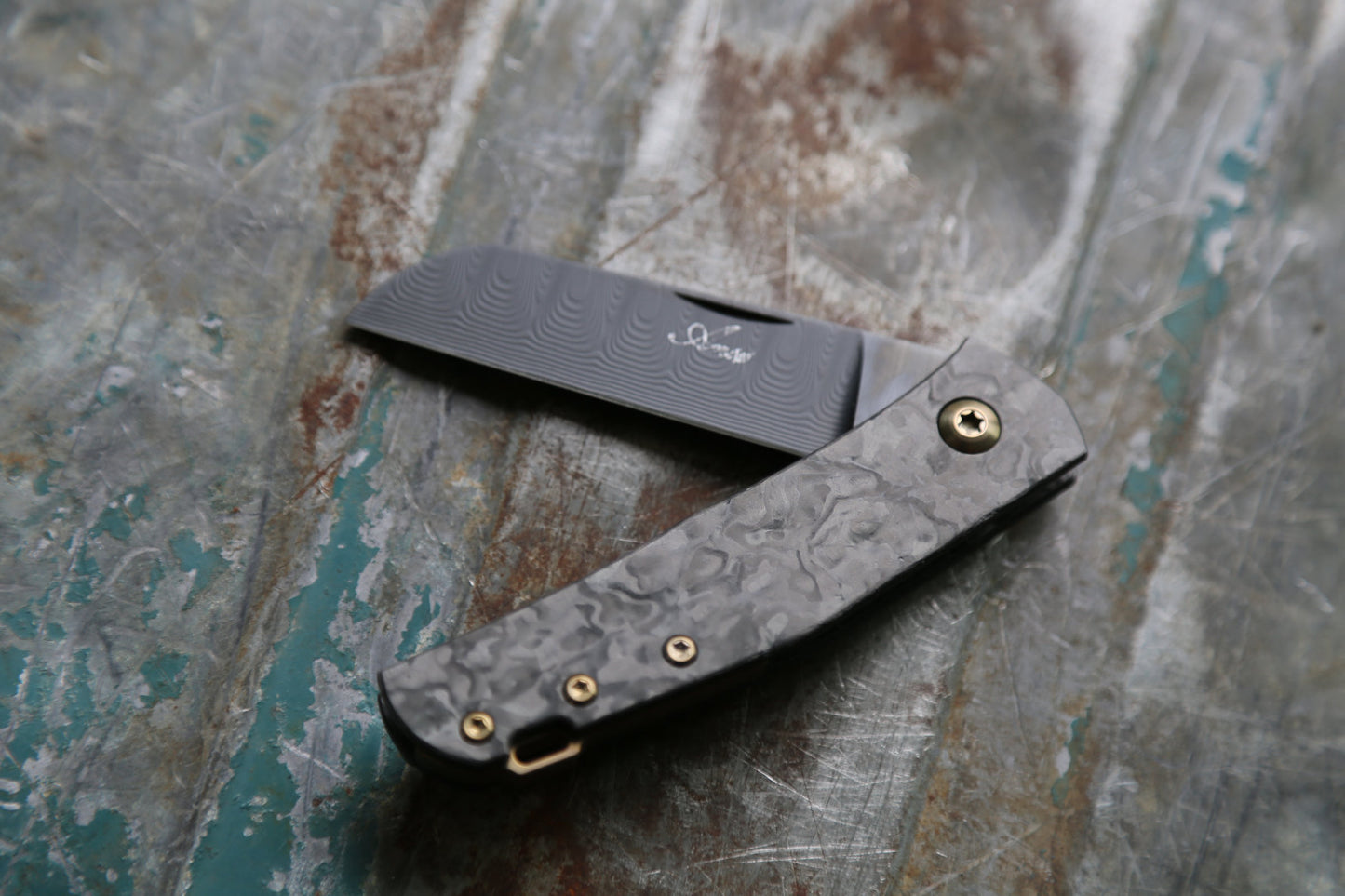 Monte Carlo x DLC Damasteel x Marbled Carbon