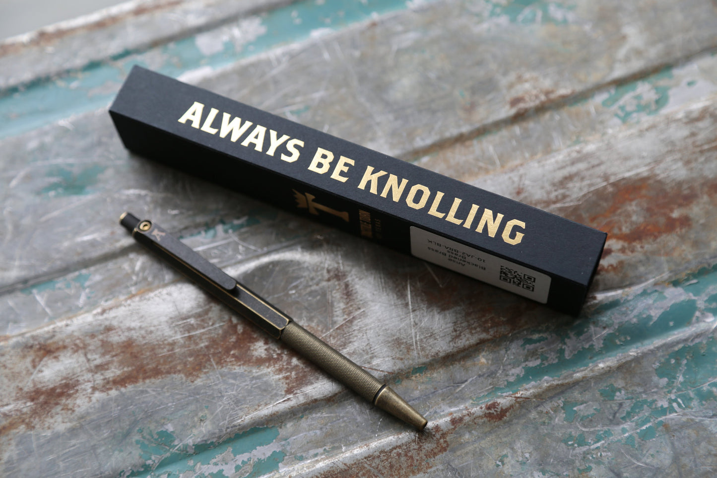 NEW - Ansø Pen - Blackend Brass