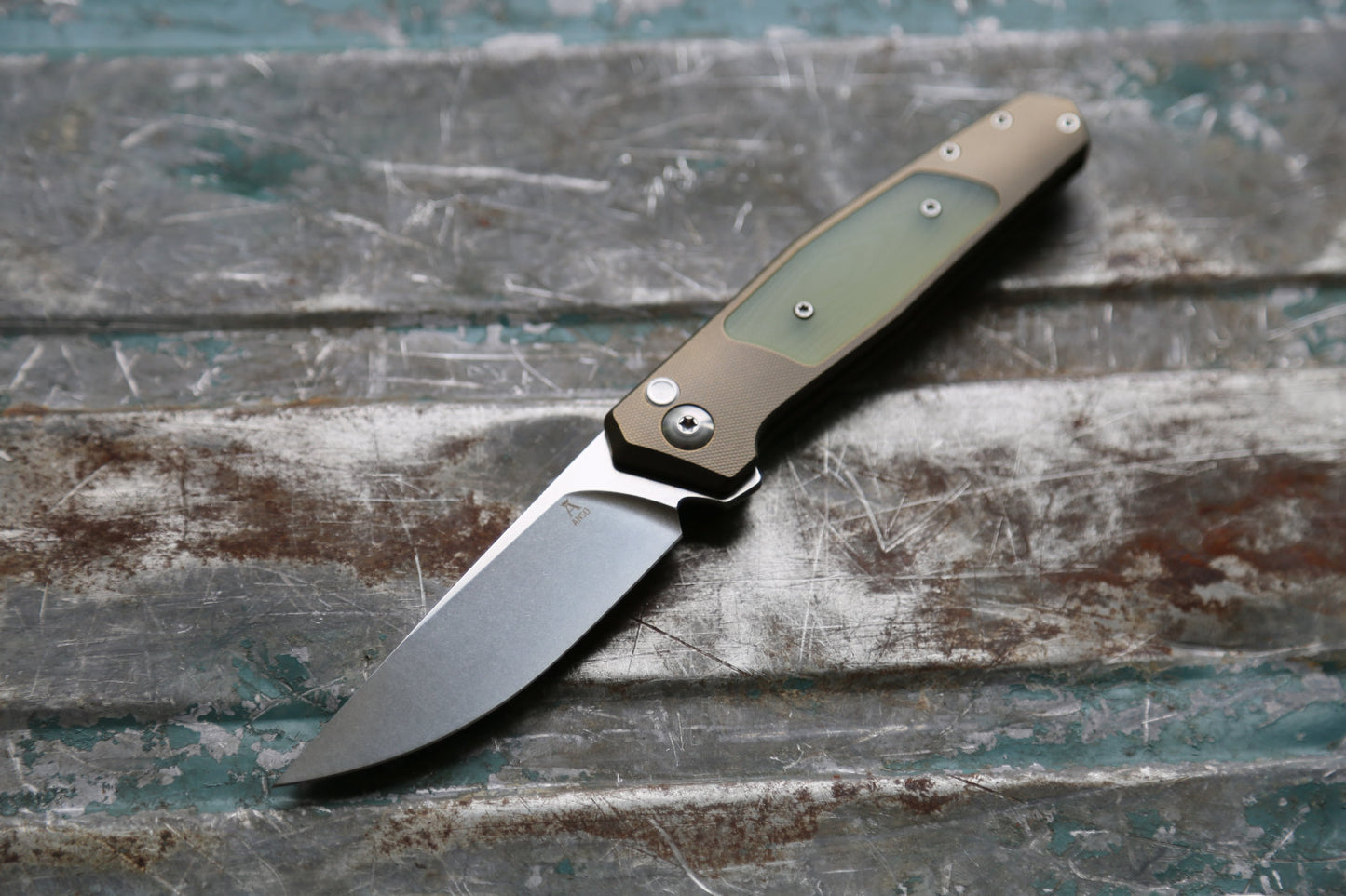 TOKO - Titanium Amber with Inlays - deposit