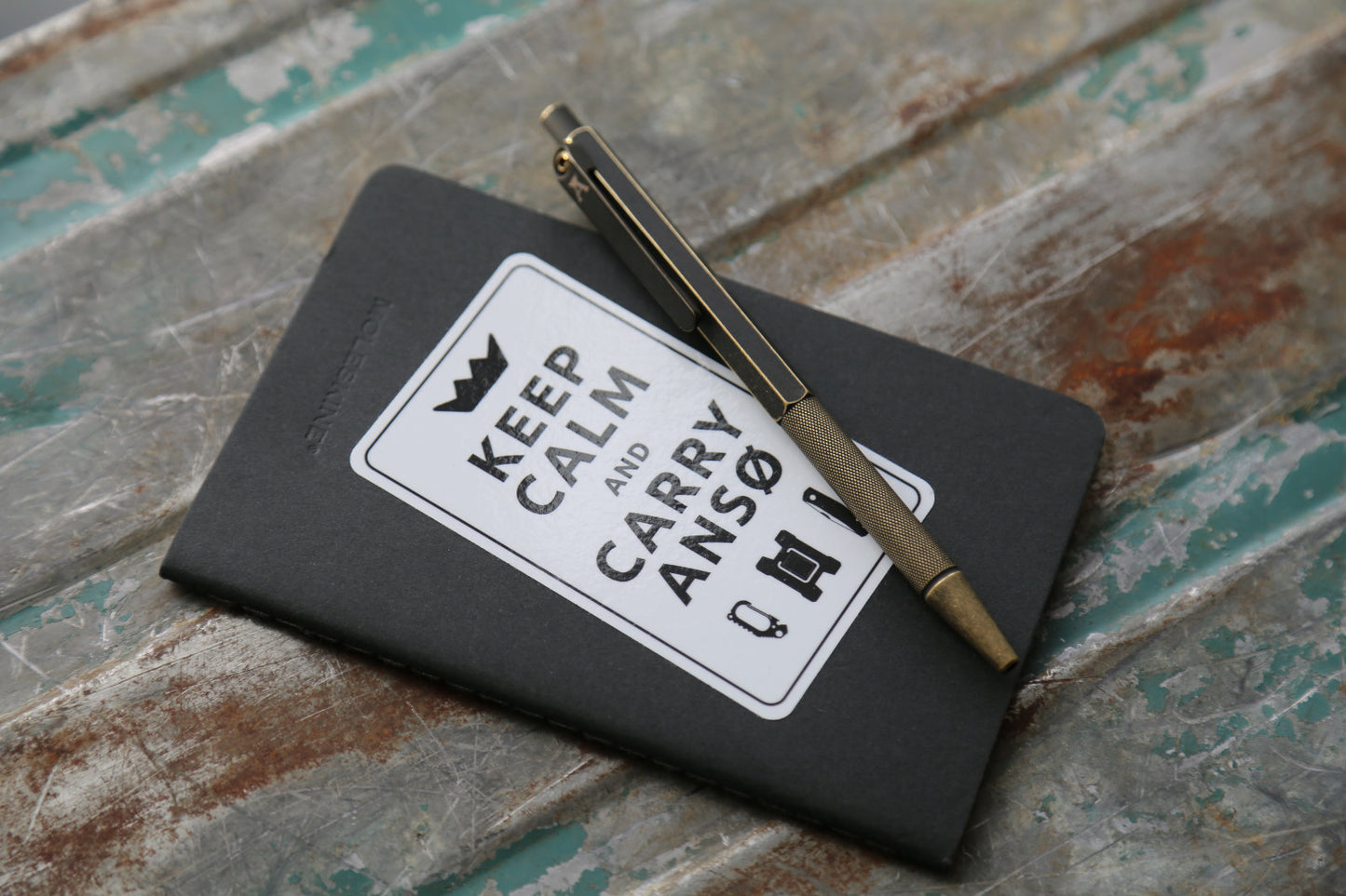 NEW - Ansø Pen - Blackend Brass