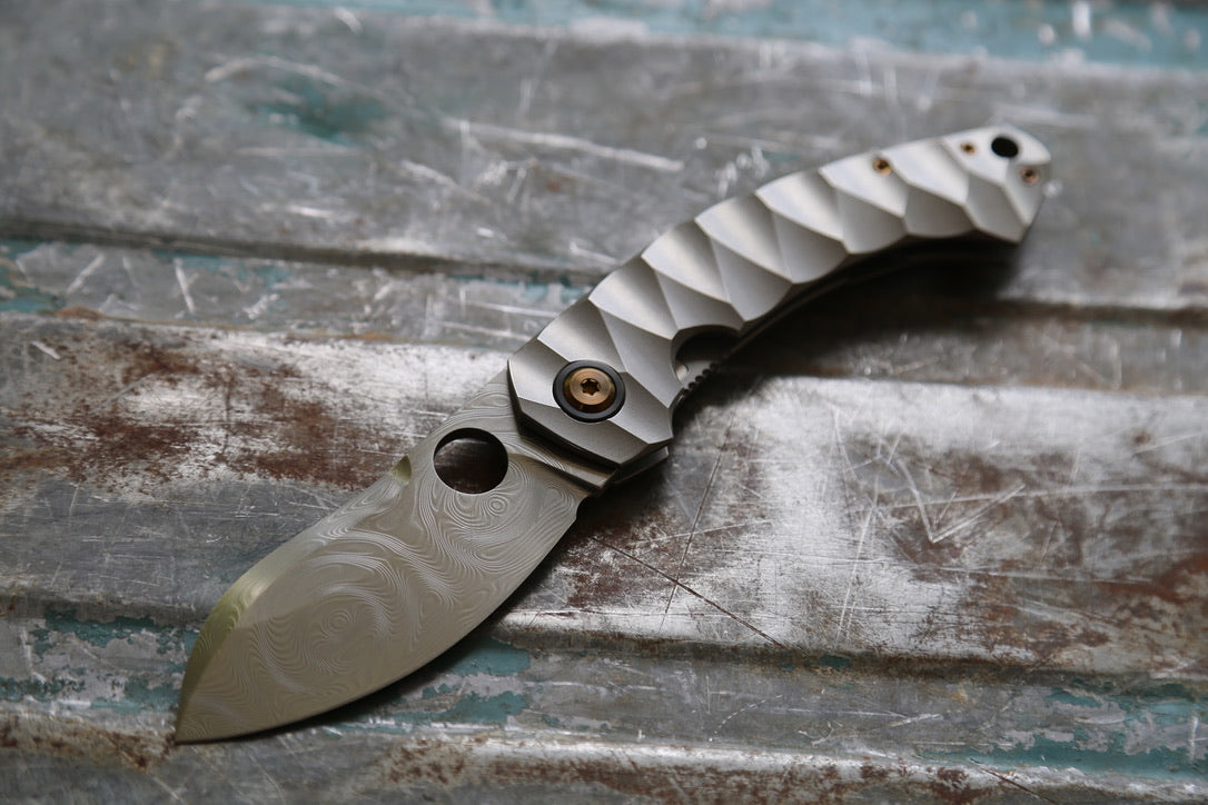 ZERO x Damasteel x Black Timascus