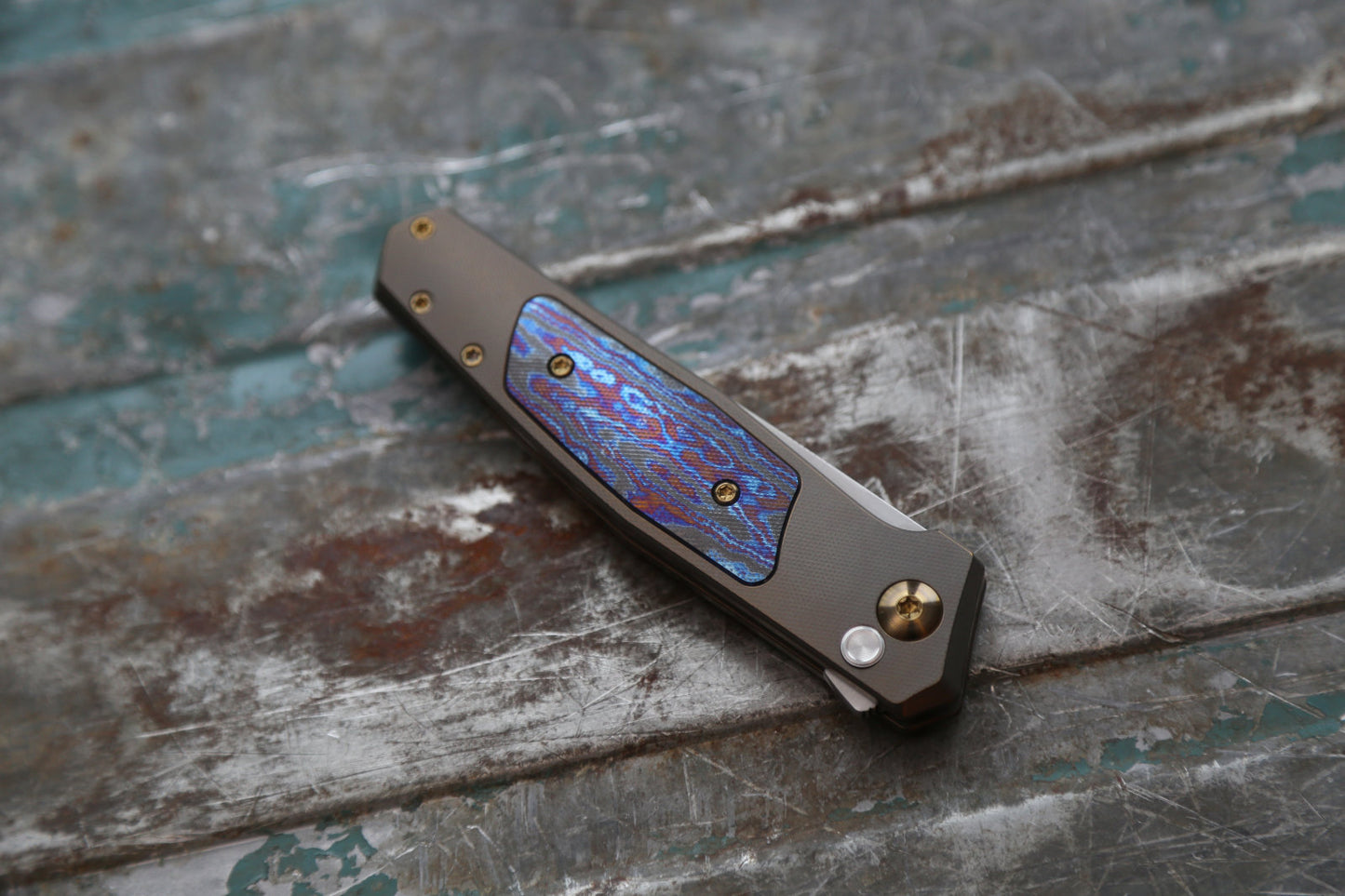 Custom TOKO - Amber - Black Timascus
