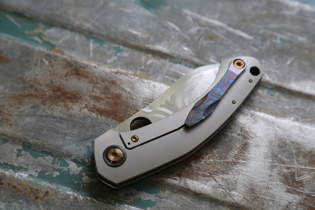 ZERO x Damasteel x Black Timascus