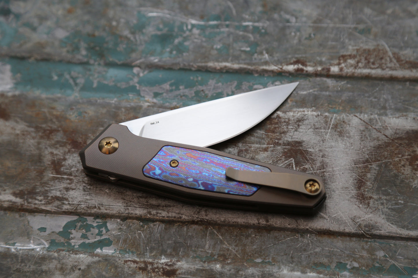 Custom TOKO - Amber - Black Timascus