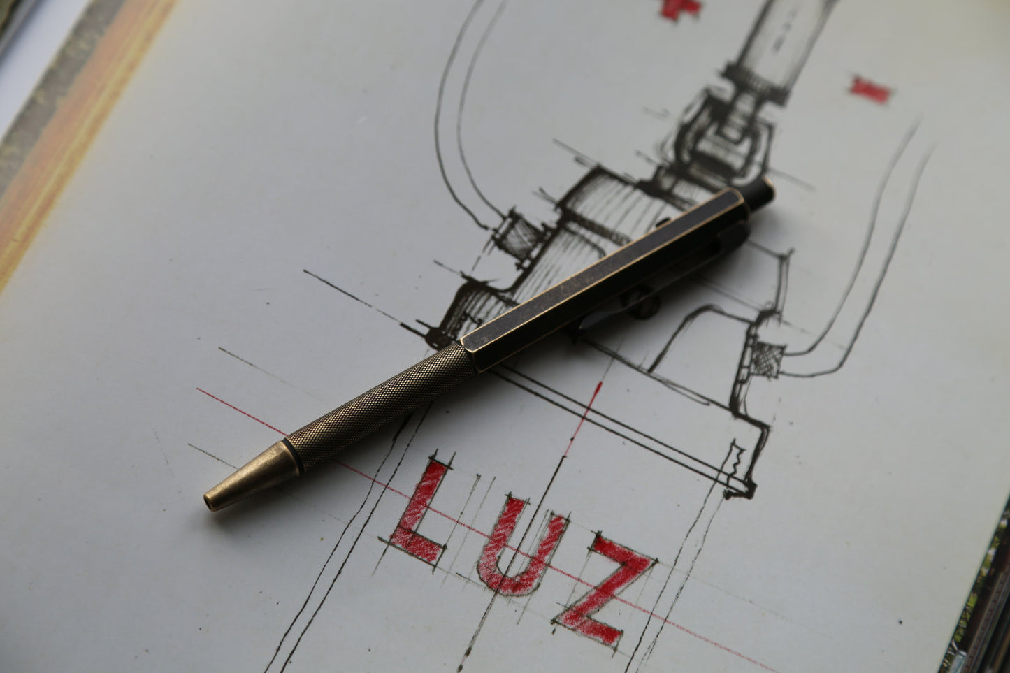 NEW - Ansø Pen - Blackend Brass