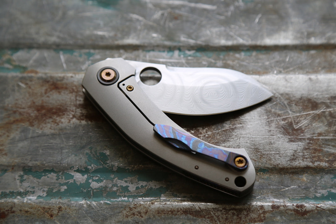 ZERO x Damasteel x Black Timascus