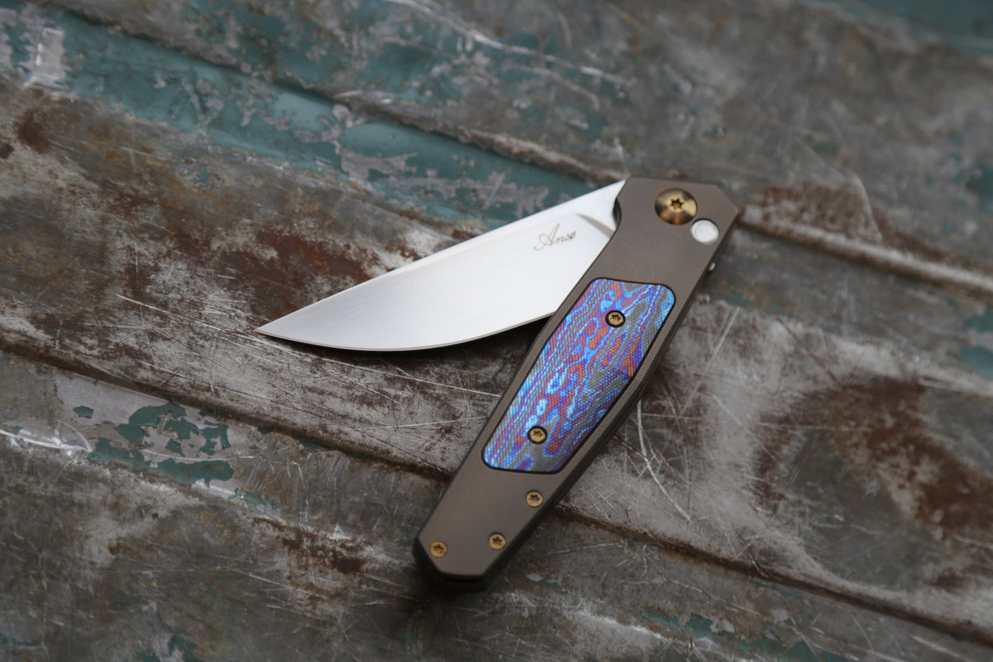Custom TOKO - Amber - Black Timascus