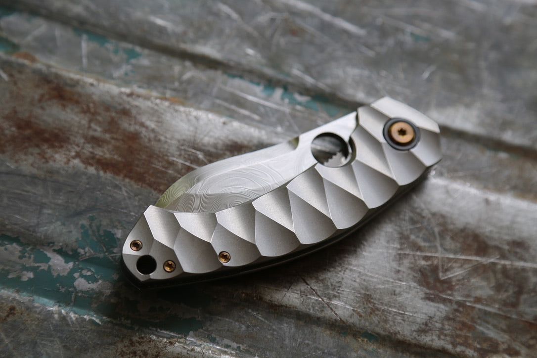 ZERO x Damasteel x Black Timascus