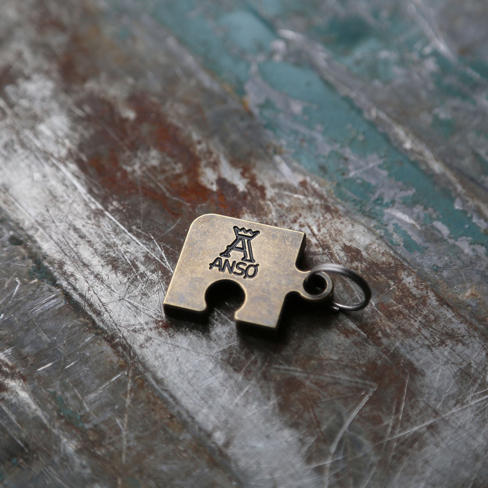 Key Ring Denmark ANSO PZL Keyring x Brass – ANSØ of DENMARK