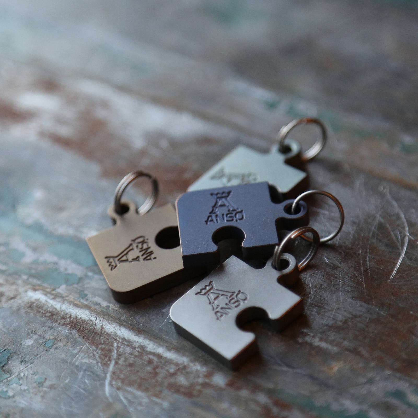 Key Ring Denmark ANSO PZL Keyring x Titanium – ANSØ of DENMARK